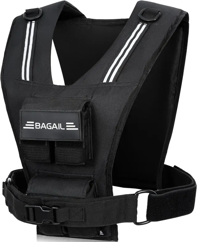 bagail-adjustable-weighted-vest-20lb-30lb-40lb-for-men-and-women-with-removable- image 1