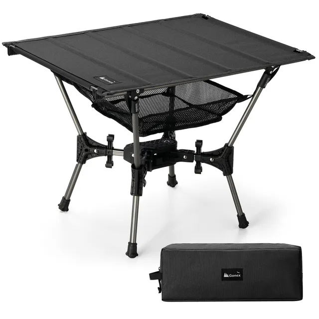 gonex-folding-camping-table-with-oxford-fabric-top image 1