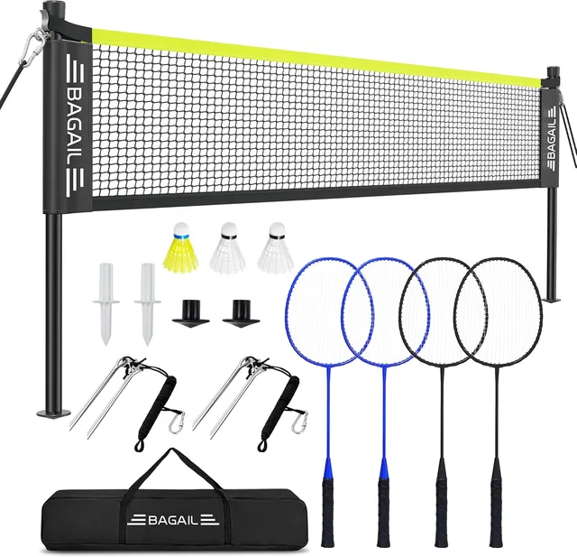 bagail-outdoor-badminton-net-set-with-anti-sag-winch-system-official-size-20ft-x image 1