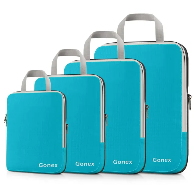 gonex-compression-packing-cubes-set-4pcs-expandable-travel-organizers-with-doubl image 1