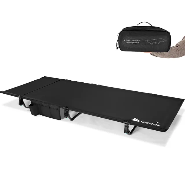 gonex-31-5-extra-wide-camping-cot-with-short-leg image 1