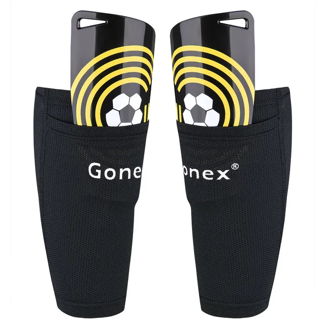 gonex-soccer-shin-guards-for-kids-adults-shock-absorbing-pp-front-plates-with-ev image 1