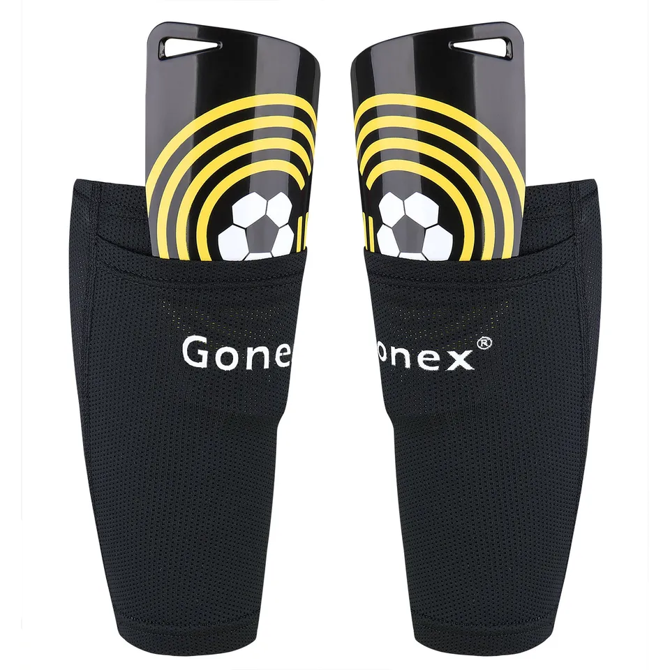 gonex-soccer-shin-guards-for-kids-adults-shock-absorbing-pp-front-plates-with-ev image 1