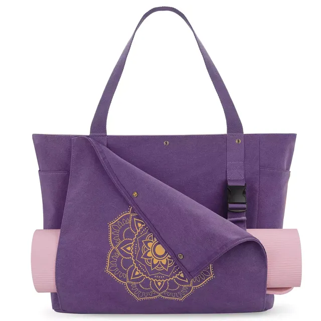 gonex-canvas-yoga-mat-bag-x-large image 1