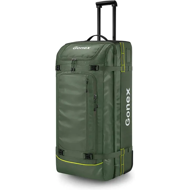gonex-33-inch-rolling-duffle-bag-with-wheels-waterproof-1200d-pvc-10-day-capacit image 1
