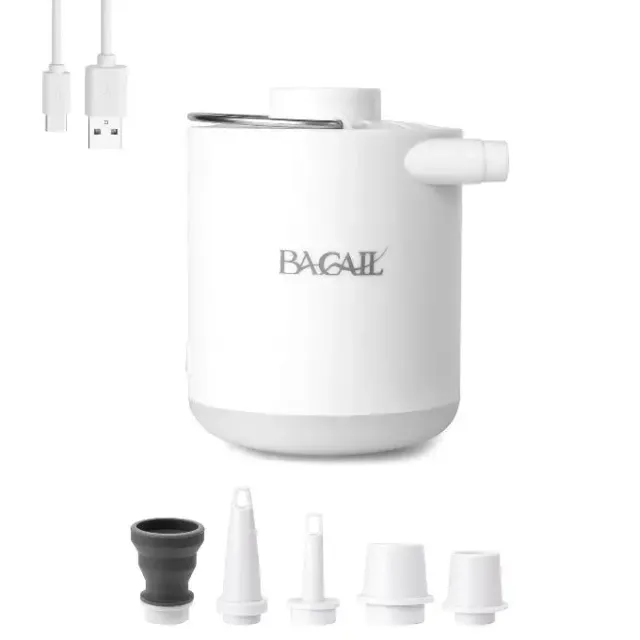 bagail-portable-vacuum-pump-with-light-1300mah-rechargeable-for-compression-bags image 1