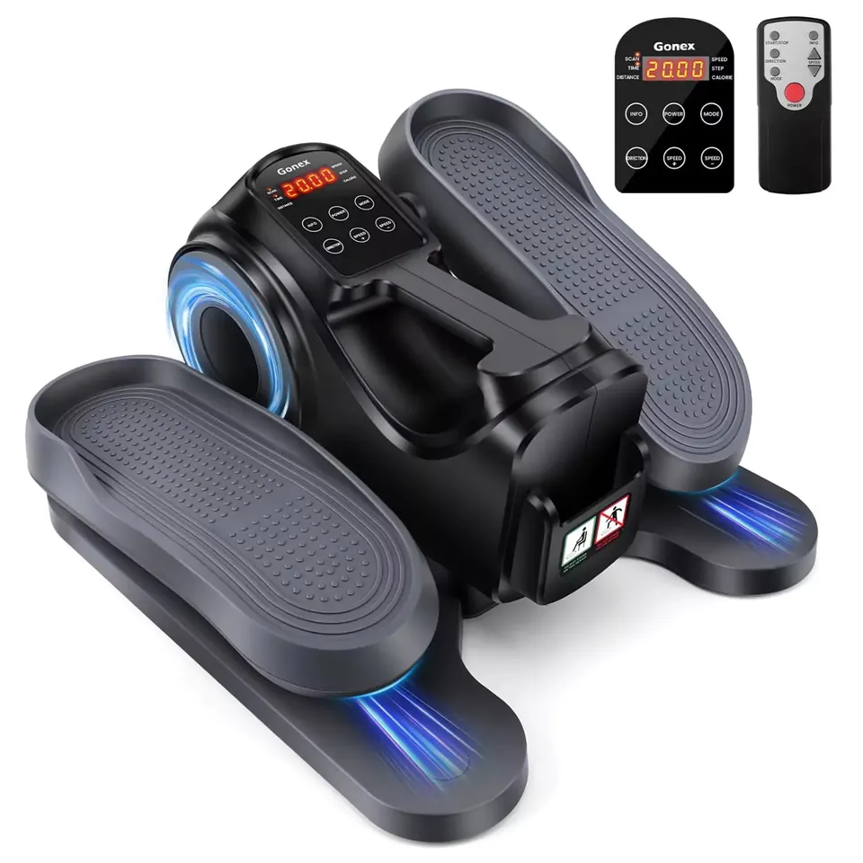 gonex-under-desk-elliptical-trainer-with-10-resistance-levels-and-3-modes image 1