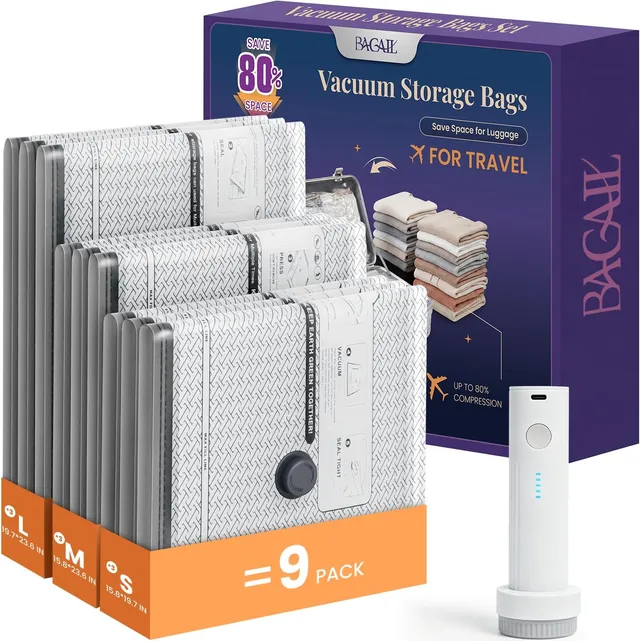 bagail-vacuum-bags-for-travel-with-rechargeable-pump-space-saving-compression-ba image 1