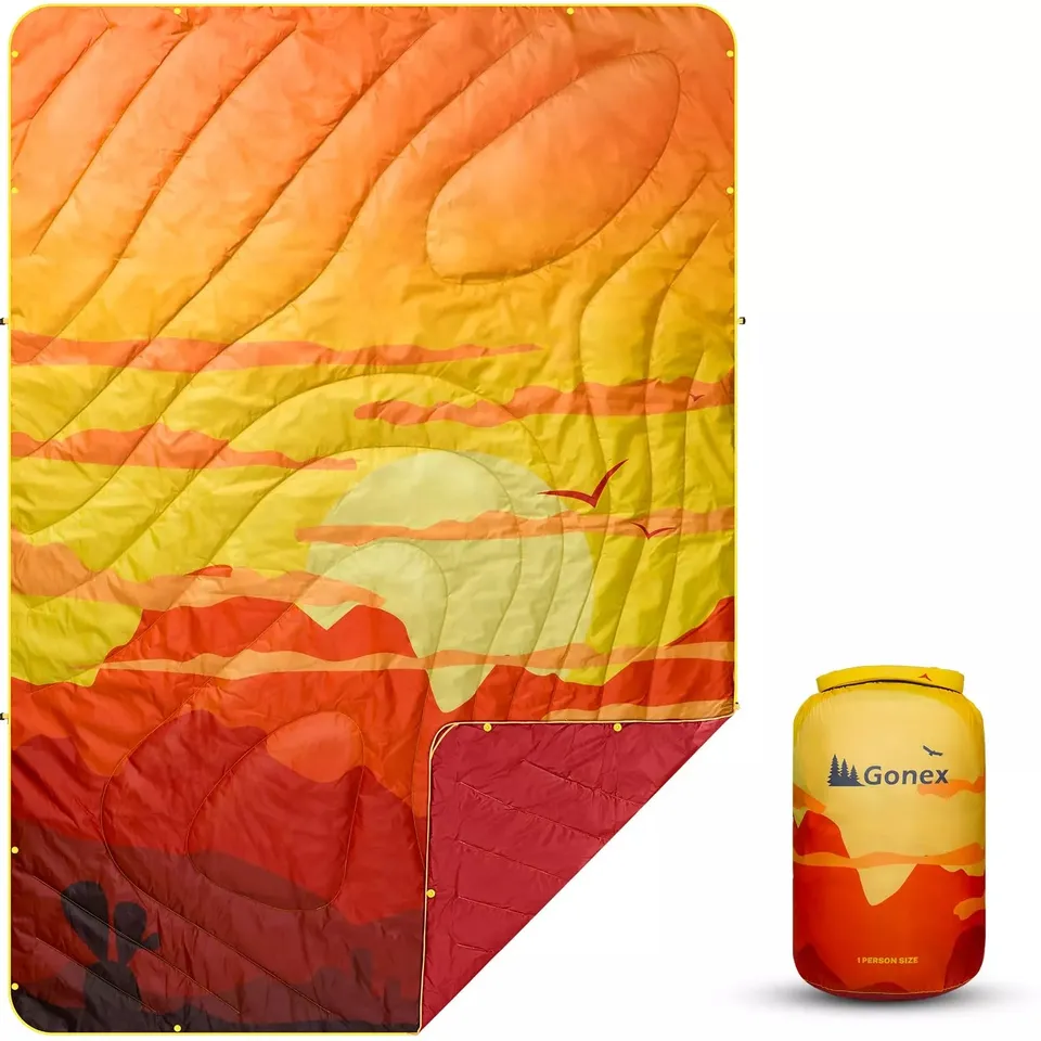 gonex-desert-puffy-printed-outdoor-camping-blanket-79-x-55-lightweight-thermal-i image 1