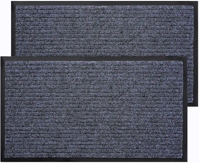 bagail-door-mat-2-pack-indoor-outdoor-entryway-mats-non-slip-dirt-resistant-stee image 1