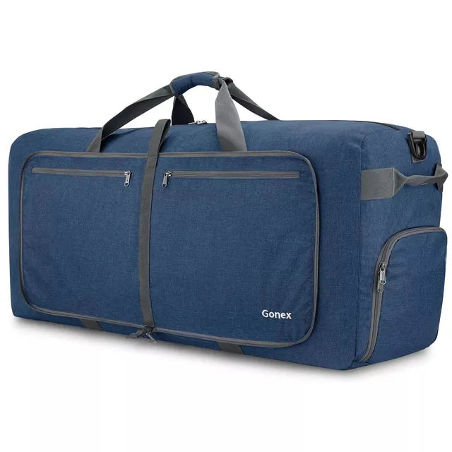 gonex-150l-foldable-duffle-bag-with-lightweight-600d-polyester-fabric image 1