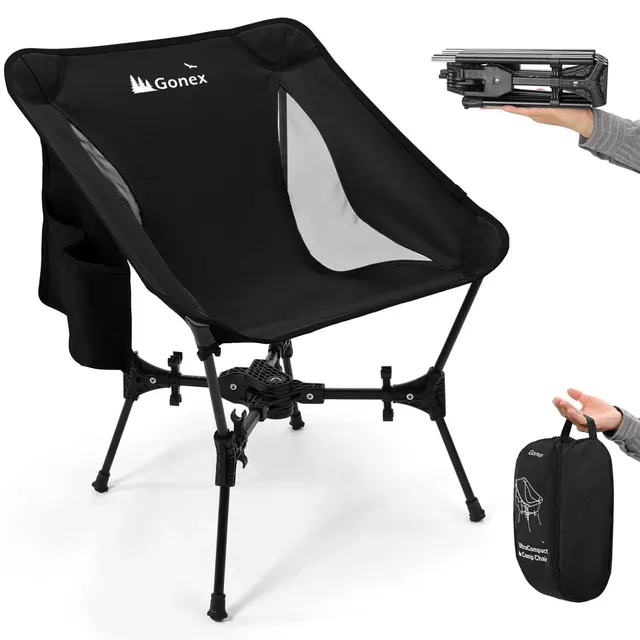 gonex-portable-camping-chair-x-frame-stability-330-lbs-capacity-featherlight-3-3 image 1