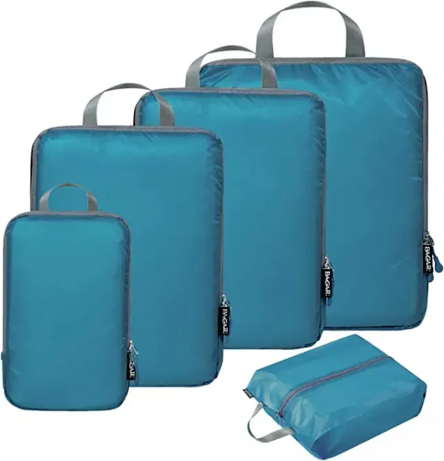 bagail-5-set-40d-ultralight-full-cloth-compression-packing-cubes-with-shoe-bag-s image 1