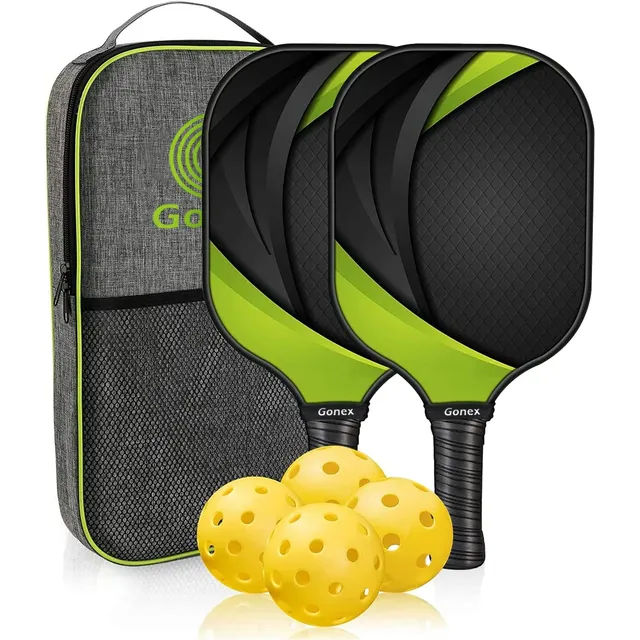 gonex-pickleball-rackets-set-of-2-premium-composite-paddles-for-beginners-to-pro image 1