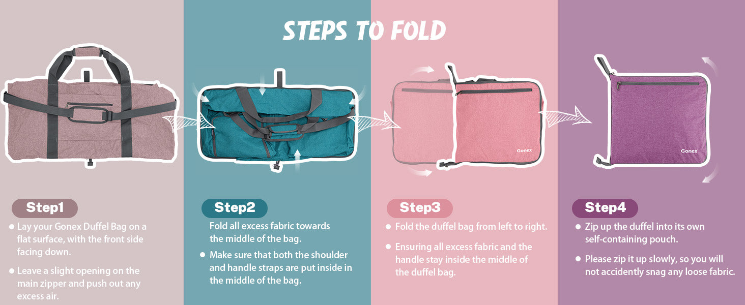 gonex-foldable-lightweight-duffle-bag-with-multi-pocket-60l-80l-100l-150l image 7