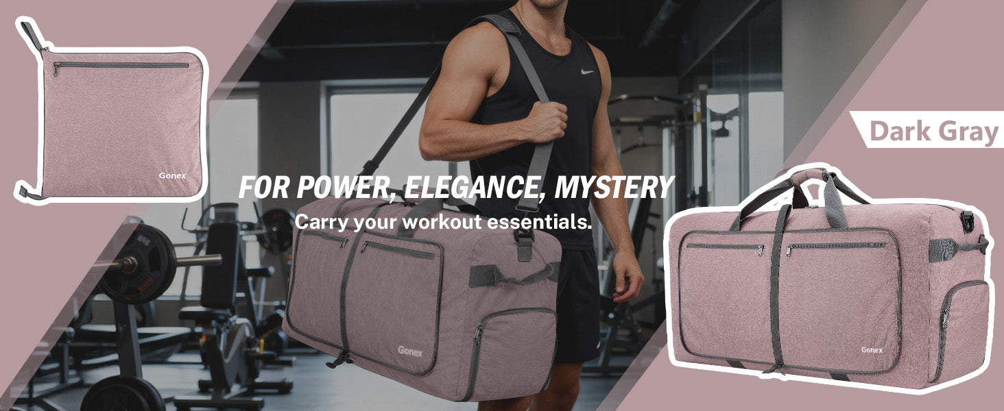 gonex-foldable-lightweight-duffle-bag-with-multi-pocket-60l-80l-100l-150l image 4