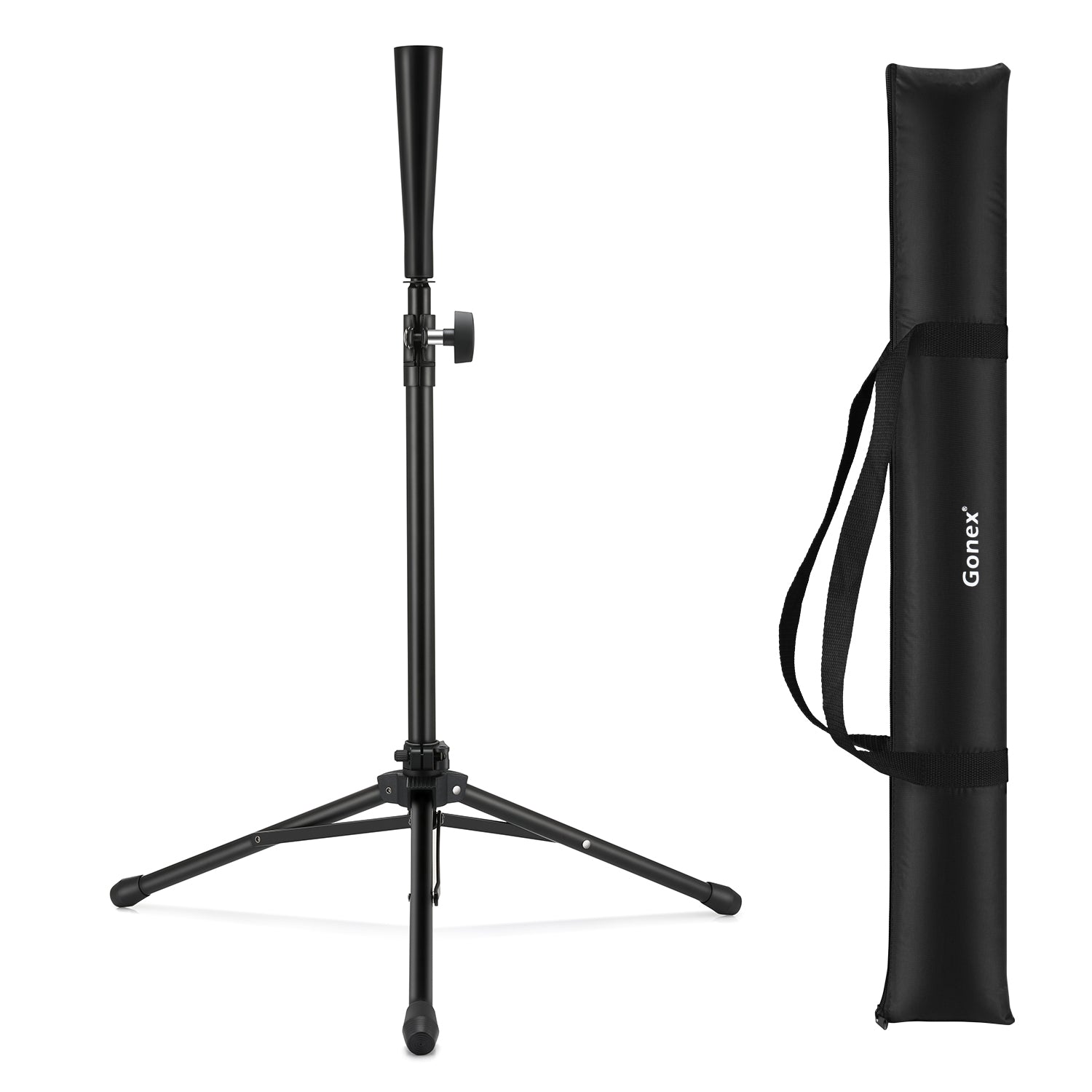gonex-baseball-batting-tee-for-kids-youth-adults-adjustable-height-tripod-stand image 1