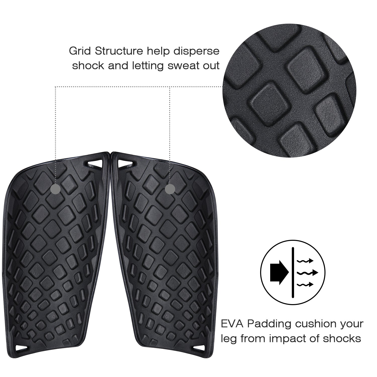 gonex-soccer-shin-guards-for-kids-adults-shock-absorbing-pp-front-plates-with-ev image 3