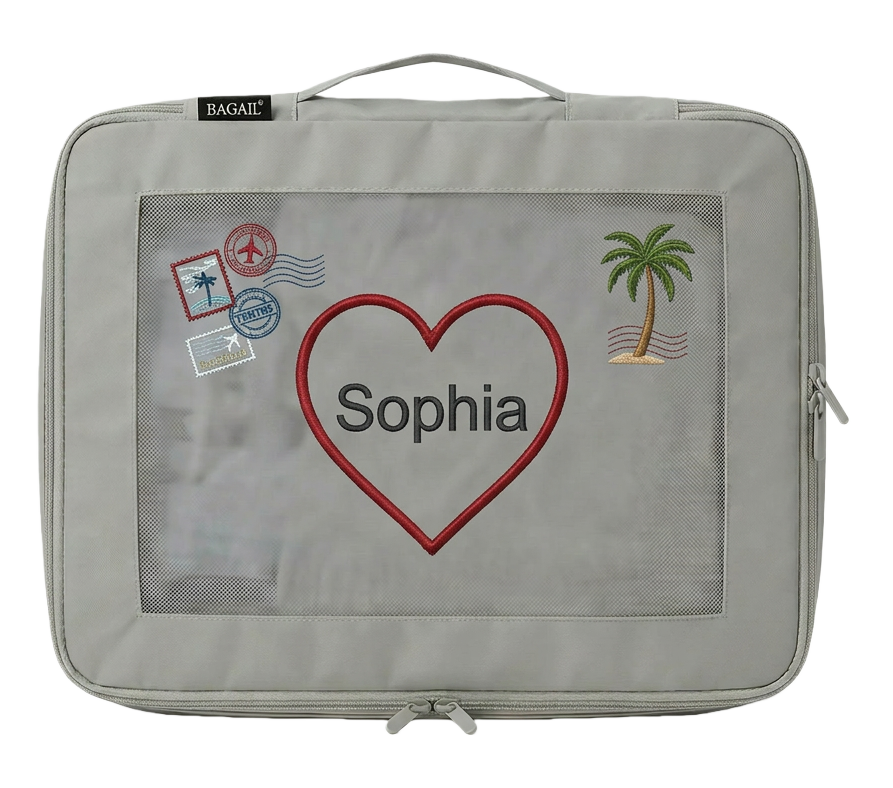 bagail-custom-packing-cubes-personalized-photo-text-luggage-organizers image 7