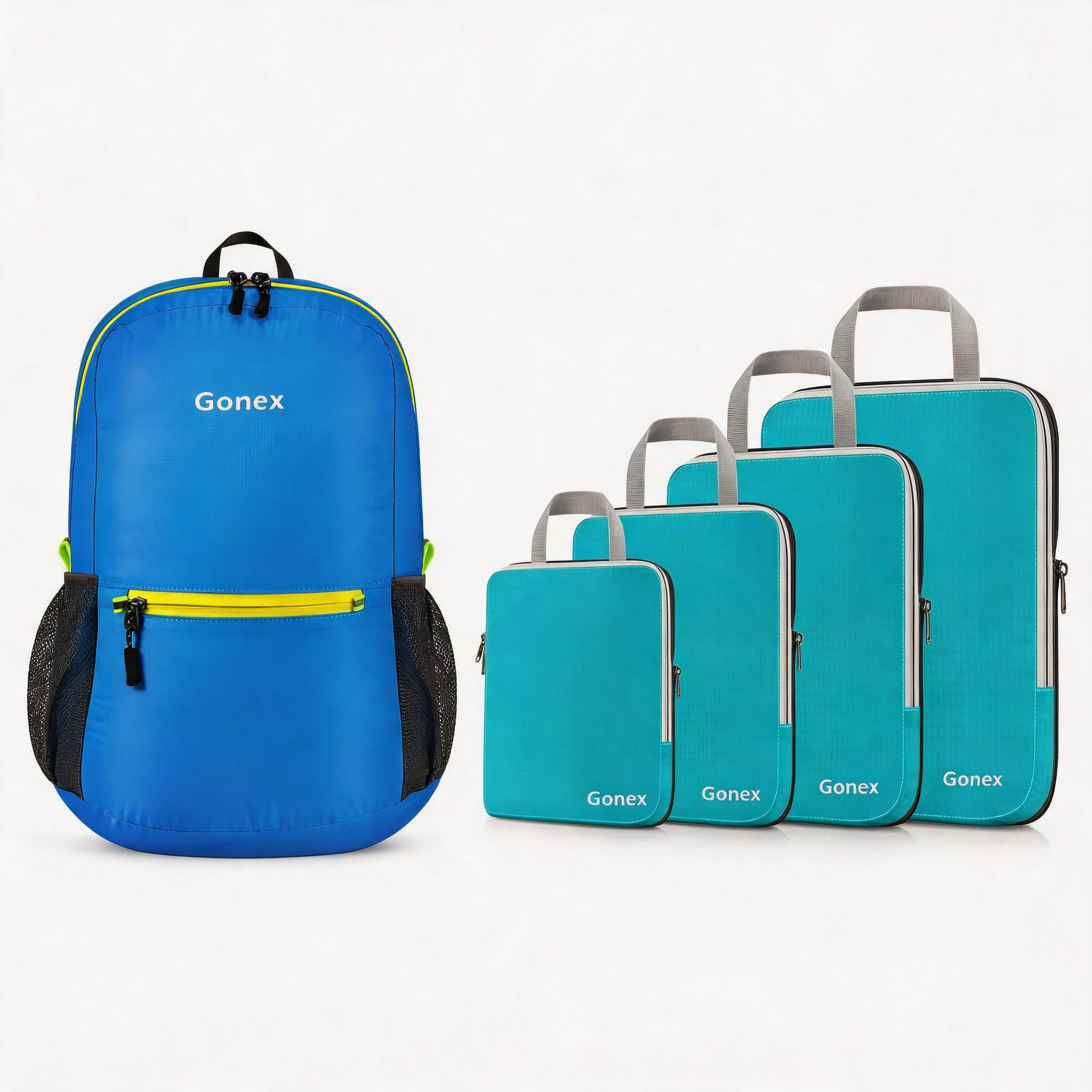 gonex-lightweight-travel-2-piece-set-20l-packable-backpack-4-piece-compression-c image 2