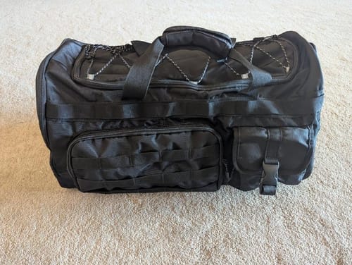 Love the shoe compartment