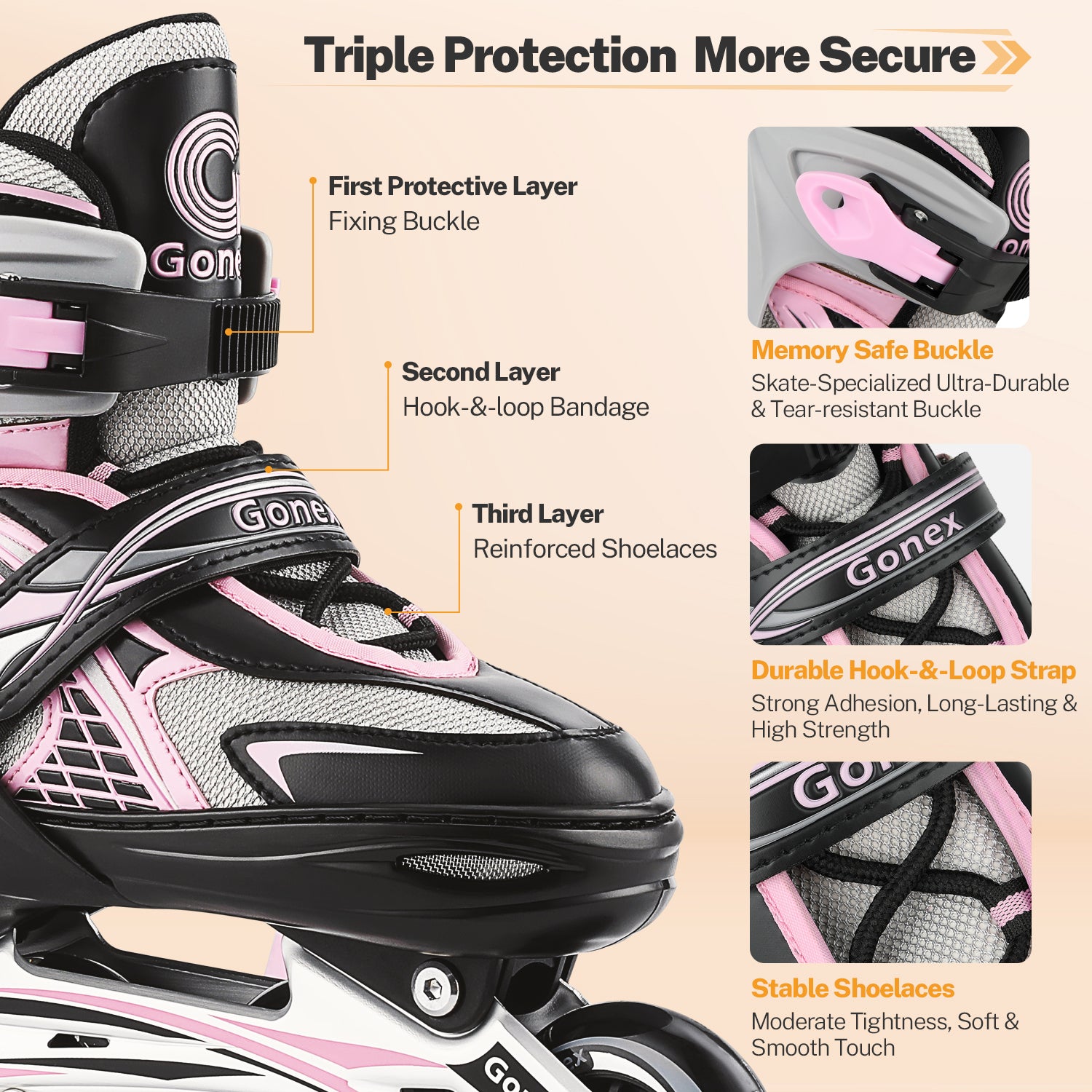gonex-adjustable-inline-skates-for-kids-with-flashing-wheels image 6