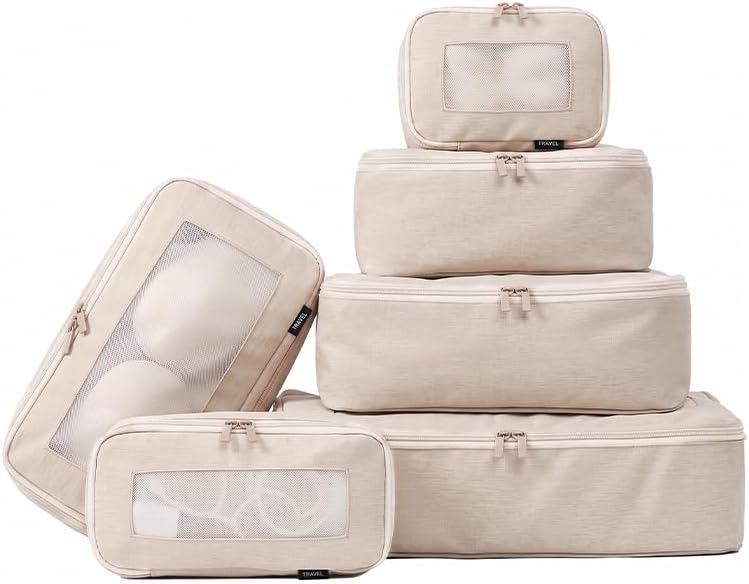 bagail-6-set-compression-packing-cubes-with-expandable-design-luggage-organizer- image 3