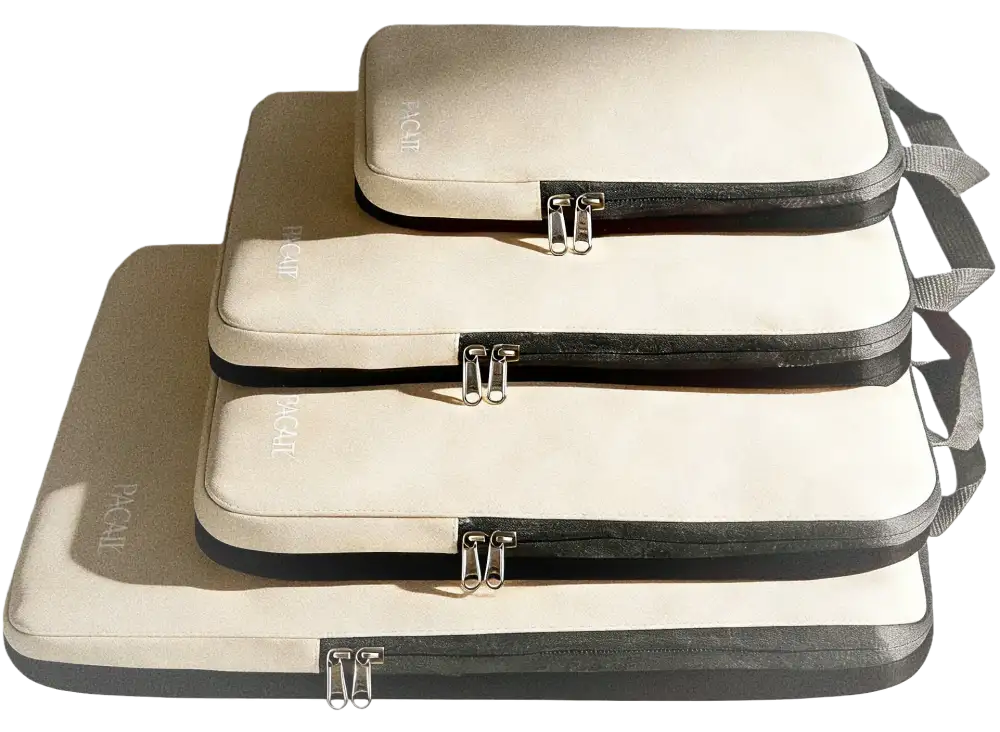 bagail-4-set-compression-packing-cubes-expandable-travel-organizers image 1