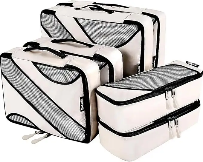bagail-6-set-half-mesh-packing-cubes-various-sizes-travel-luggage-organizers image 7