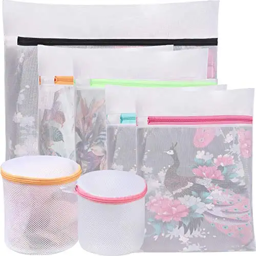 bagail-laundry-bag-mesh-wash-bags-for-delicates-lingerie-and-bras-5-piece-set-fi image 3