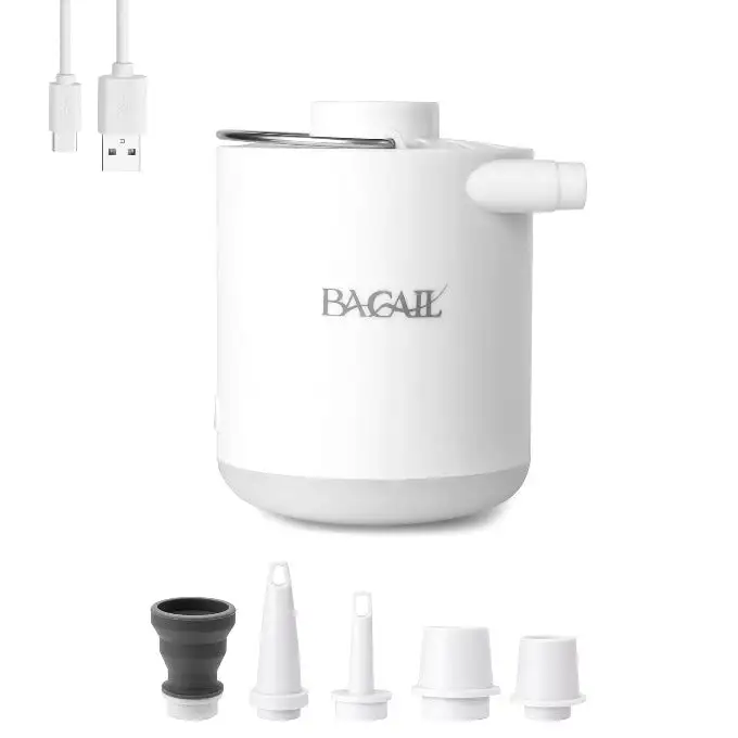 bagail-portable-vacuum-pump-with-light-1300mah-rechargeable-for-compression-bags image 1