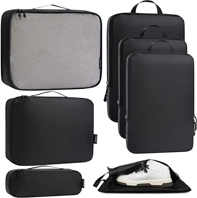 bagail-7-set-70d-ultralight-full-cloth-compression-packing-cubes-with-3-packing- image 1