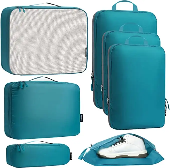 bagail-7-set-70d-ultralight-full-cloth-compression-packing-cubes-with-3-packing- image 4