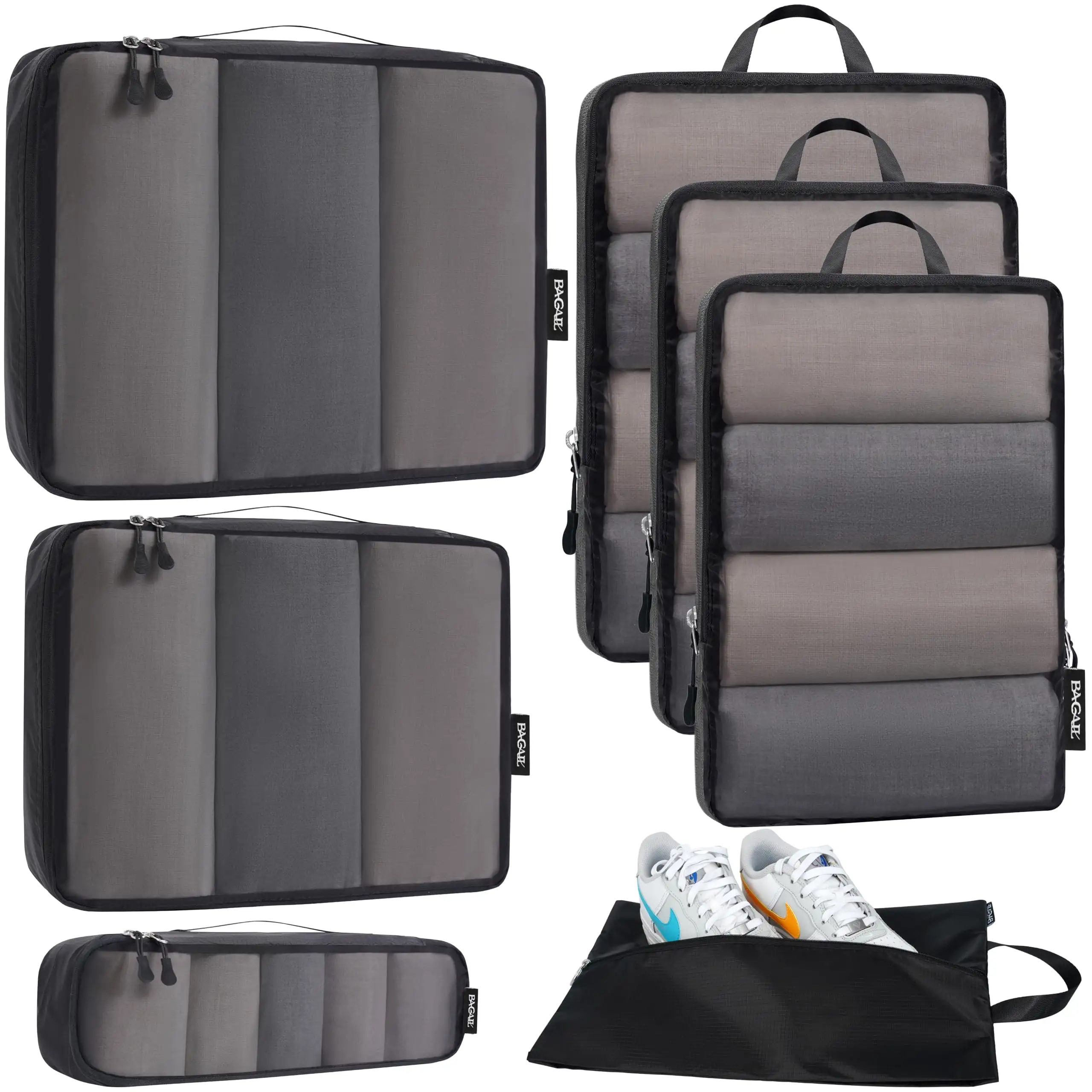bagail-7-set-70d-ultralight-mesh-compression-packing-cubes-with-1-shoe-bag-3-com image 3