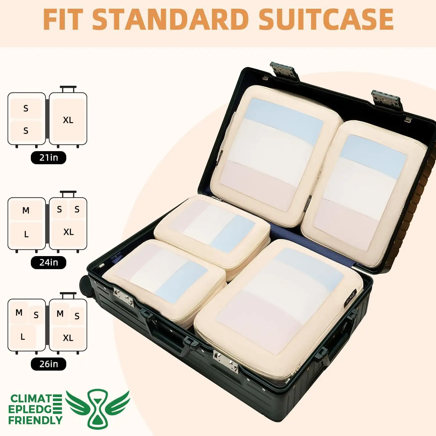 bagail-6-set-square-mesh-compression-packing-cubes-travel-organizers-for-luggage image 8
