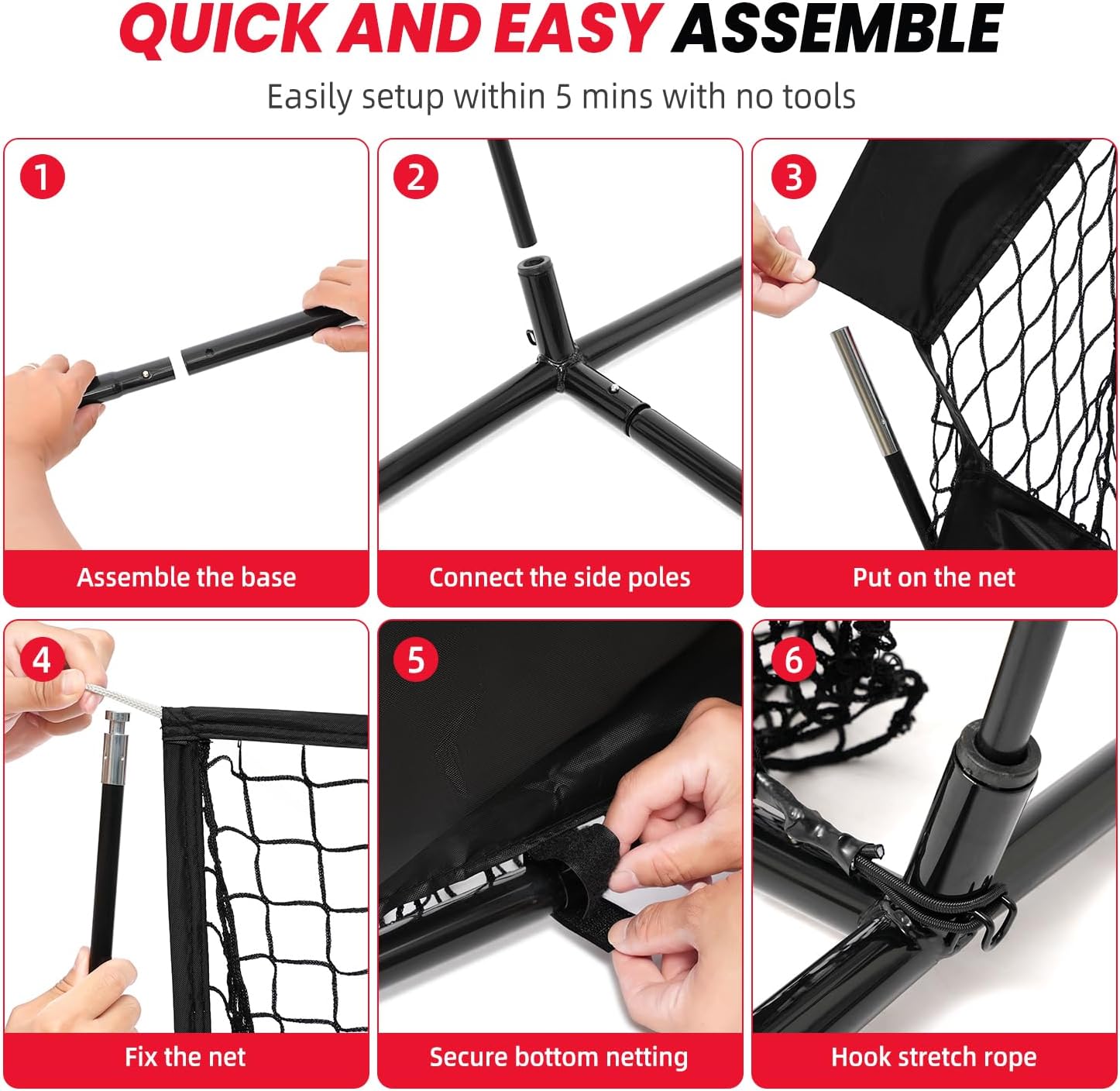 bagail-football-throwing-net-5-or-9-target-pockets-heavy-duty-portable-qb-accura image 6