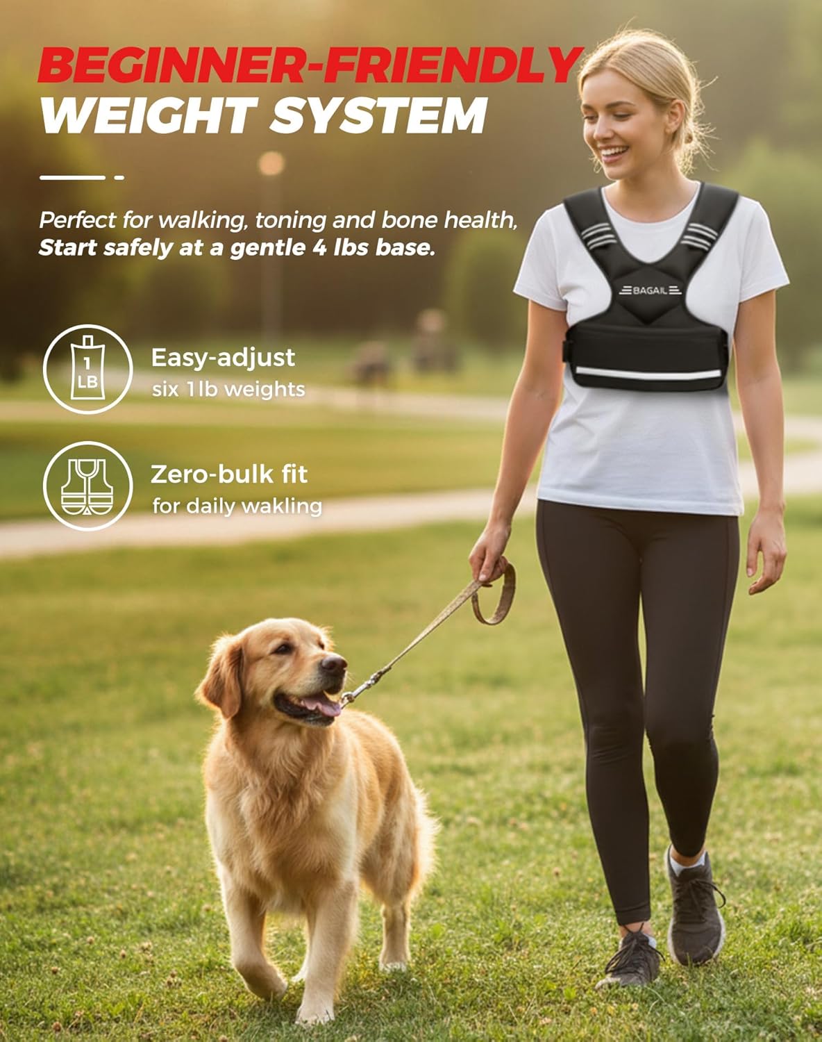 bagail-adjustable-weighted-vest-4-10-12-18-20-32lb-x-shape-u-neck-with-6-removab image 2