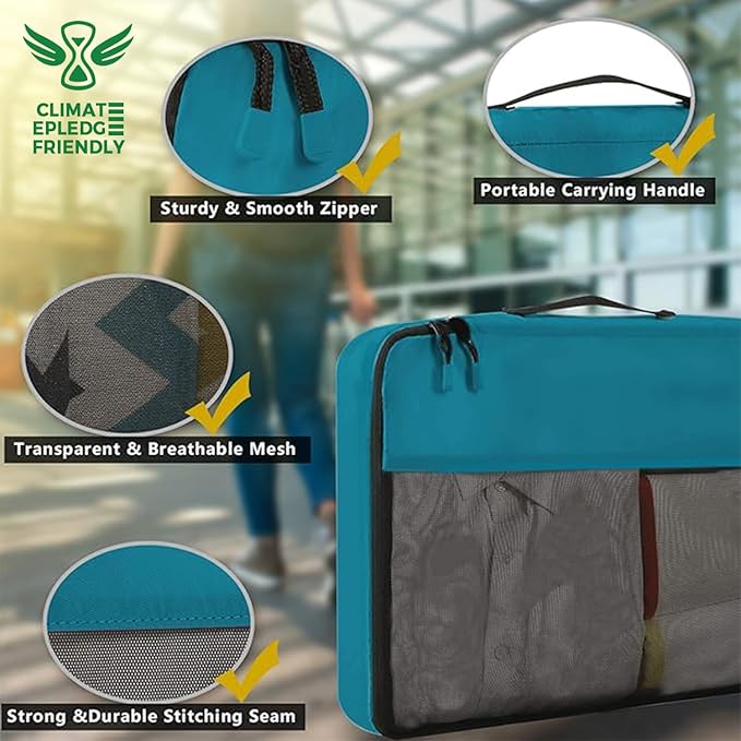 bagail-8-set-packing-cubes-luggage-packing-organizers-for-travel-suitcase-and-ca image 5