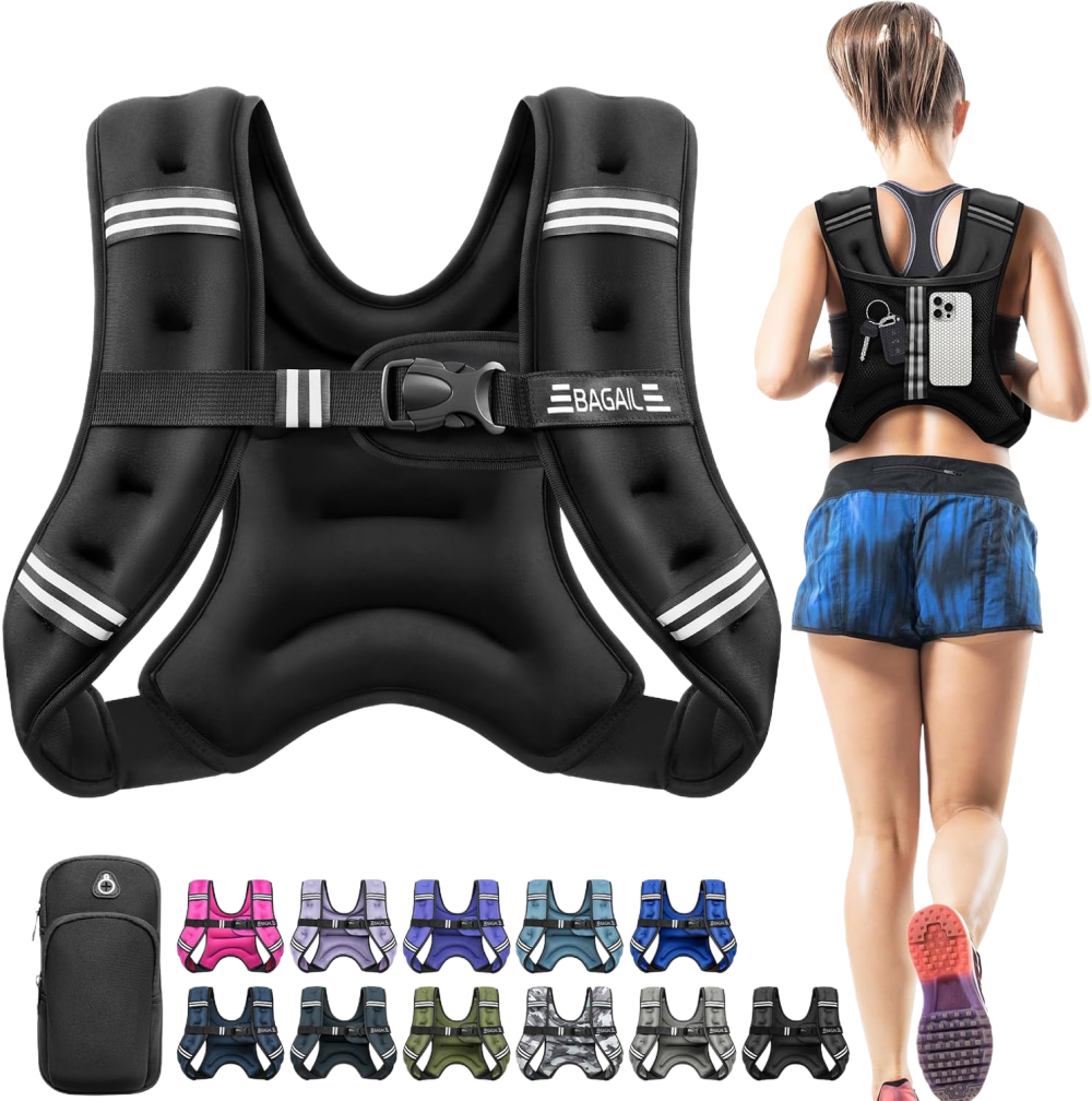 bagail-comfort-fit-weighted-vest-for-women-even-weight-distribution-no-chafe-bou image 1
