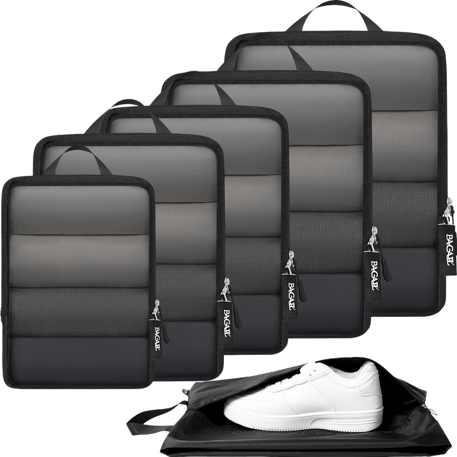 bagail-6-set-ultralight-compression-packing-cubes-with-70d-full-mesh-travel-orga image 1
