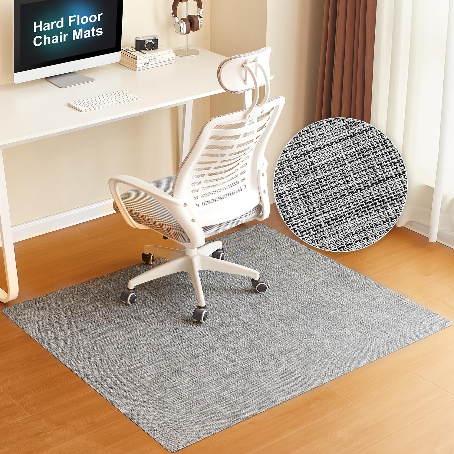 bagail-office-chair-mat-for-hardwood-floors-heavy-duty-non-slip-fast-flattening- image 1