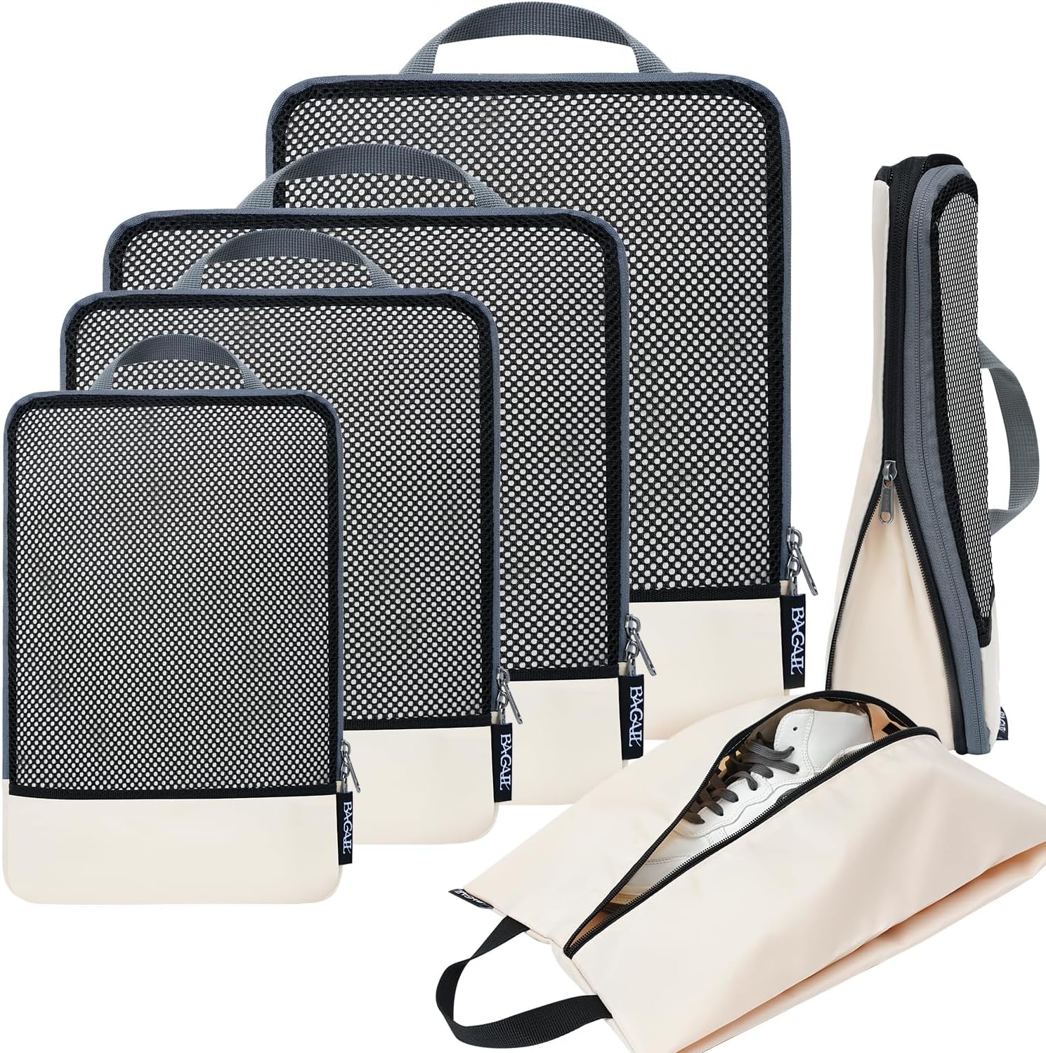 bagail-6-set-compression-packing-cubes-expandable-travel-organizers image 2
