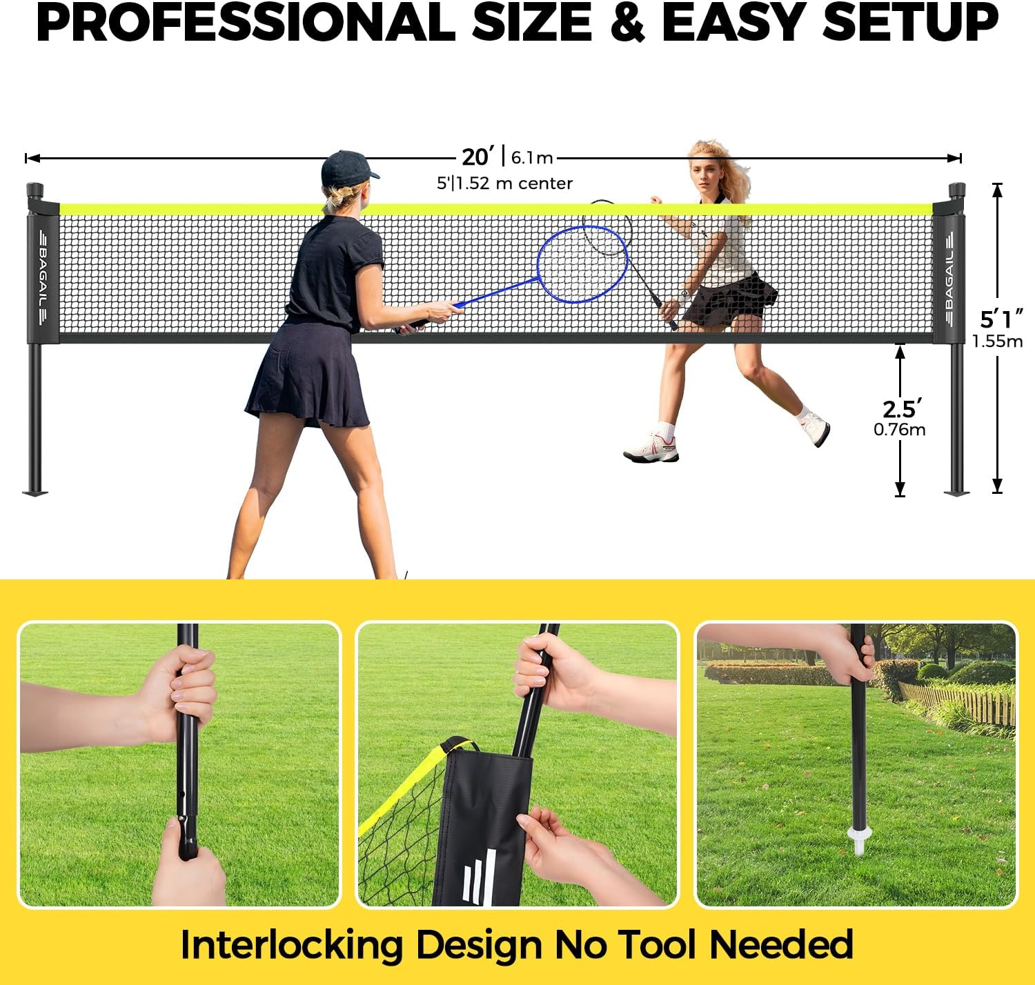 bagail-outdoor-badminton-net-set-with-anti-sag-winch-system-official-size-20ft-x image 4