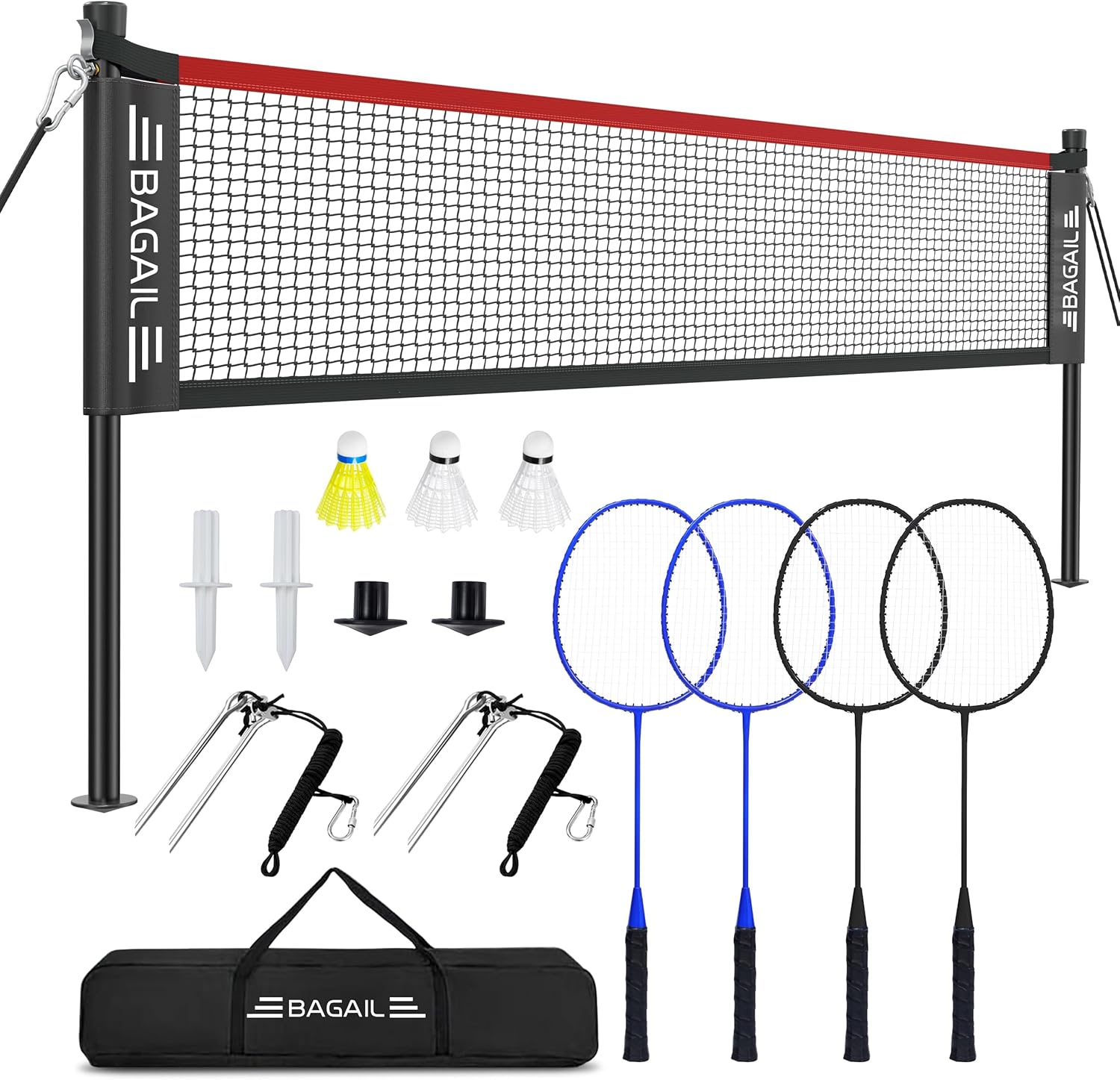 bagail-outdoor-badminton-net-set-with-anti-sag-winch-system-official-size-20ft-x image 8