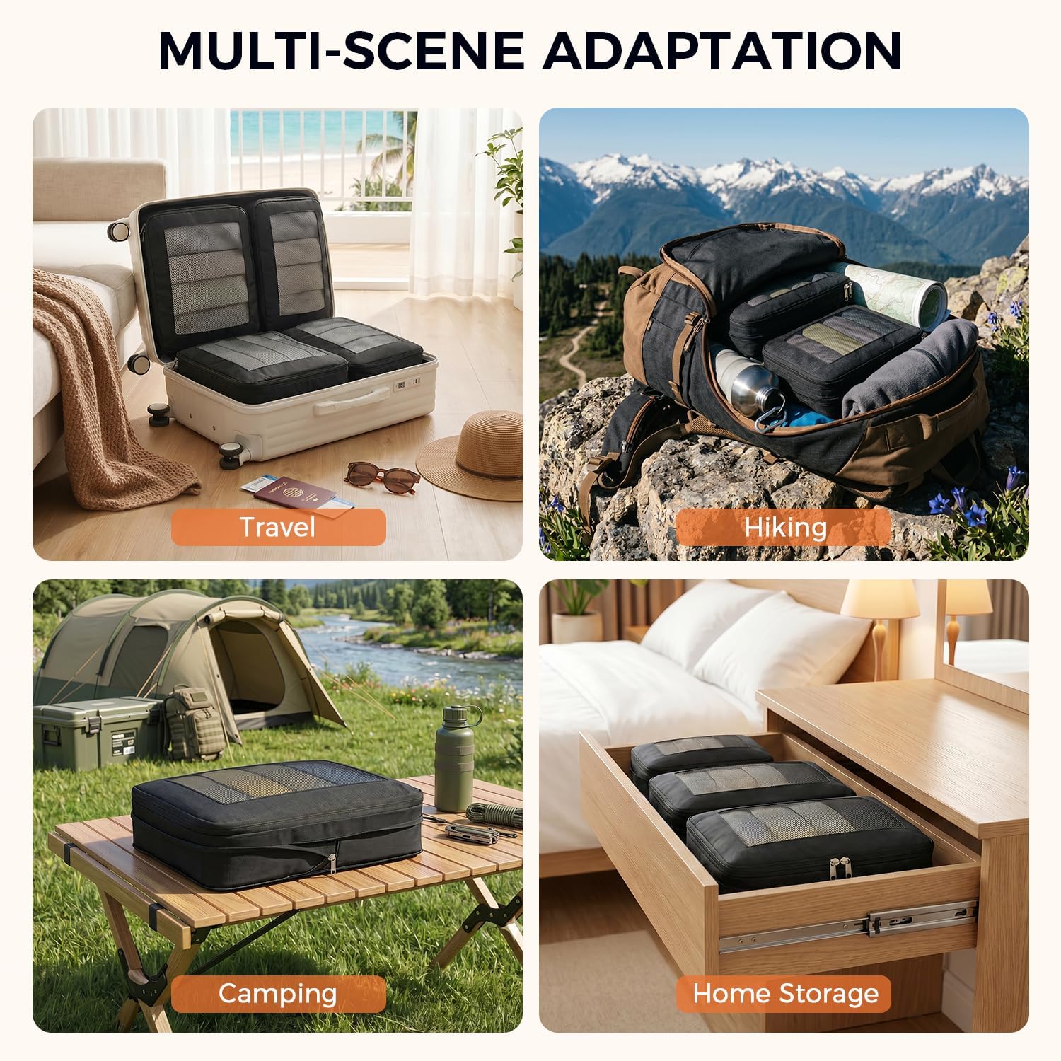 bagail-8-set-compression-packing-cubes-with-shoe-bag-laundry-bag image 7