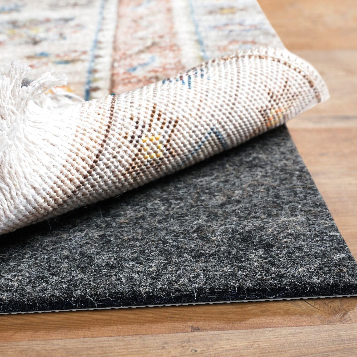 bagail-felt-and-natural-rubber-backing-rug-pad-non-slip-carpet-gripper-with-cush image 1