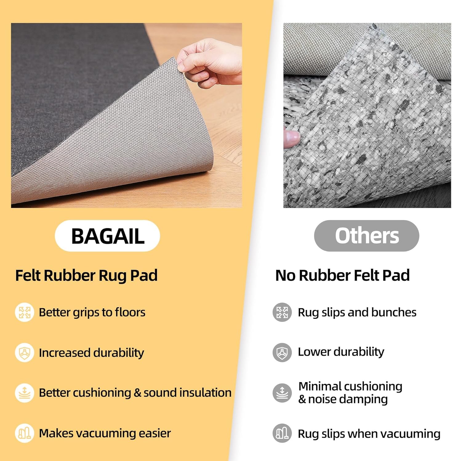 bagail-felt-and-natural-rubber-backing-rug-pad-non-slip-carpet-gripper-with-cush image 7