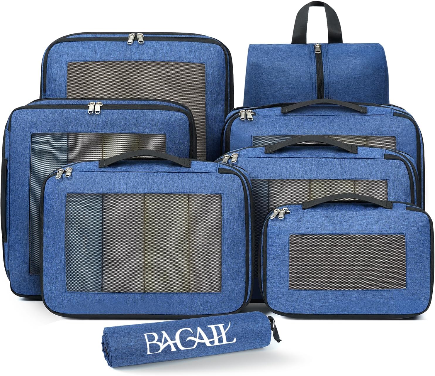 bagail-8-set-compression-packing-cubes-with-shoe-bag-laundry-bag image 8
