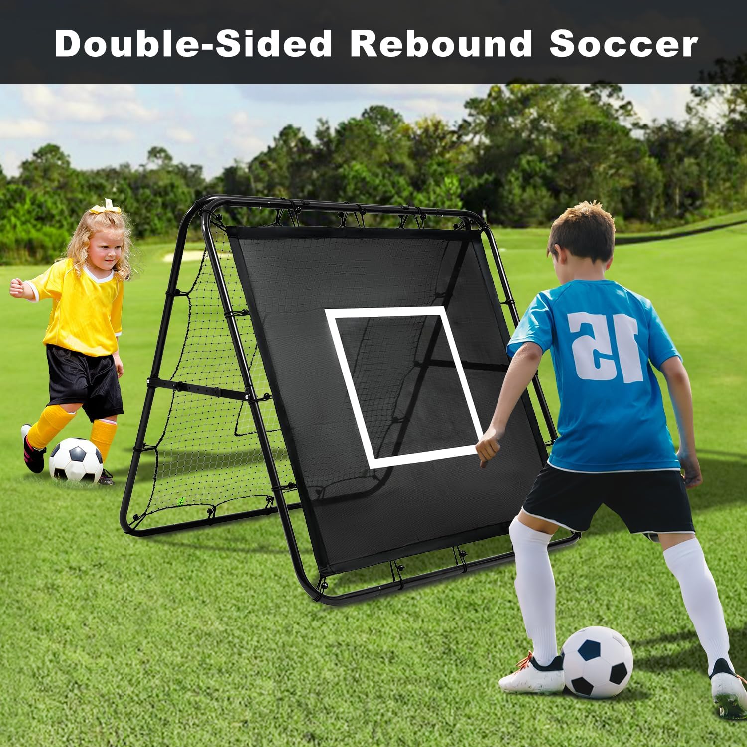 bagail-soccer-rebounder-net-4x4-ft-adjustable-angle-pitch-back image 5