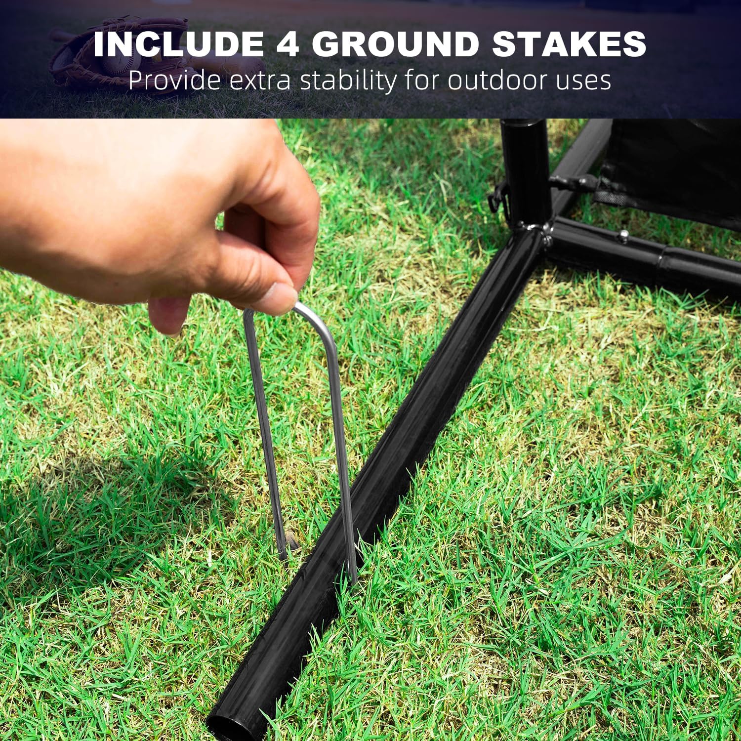 bagail-baseball-and-softball-pitching-net-with-9-pockets-portable-practice-targe image 4